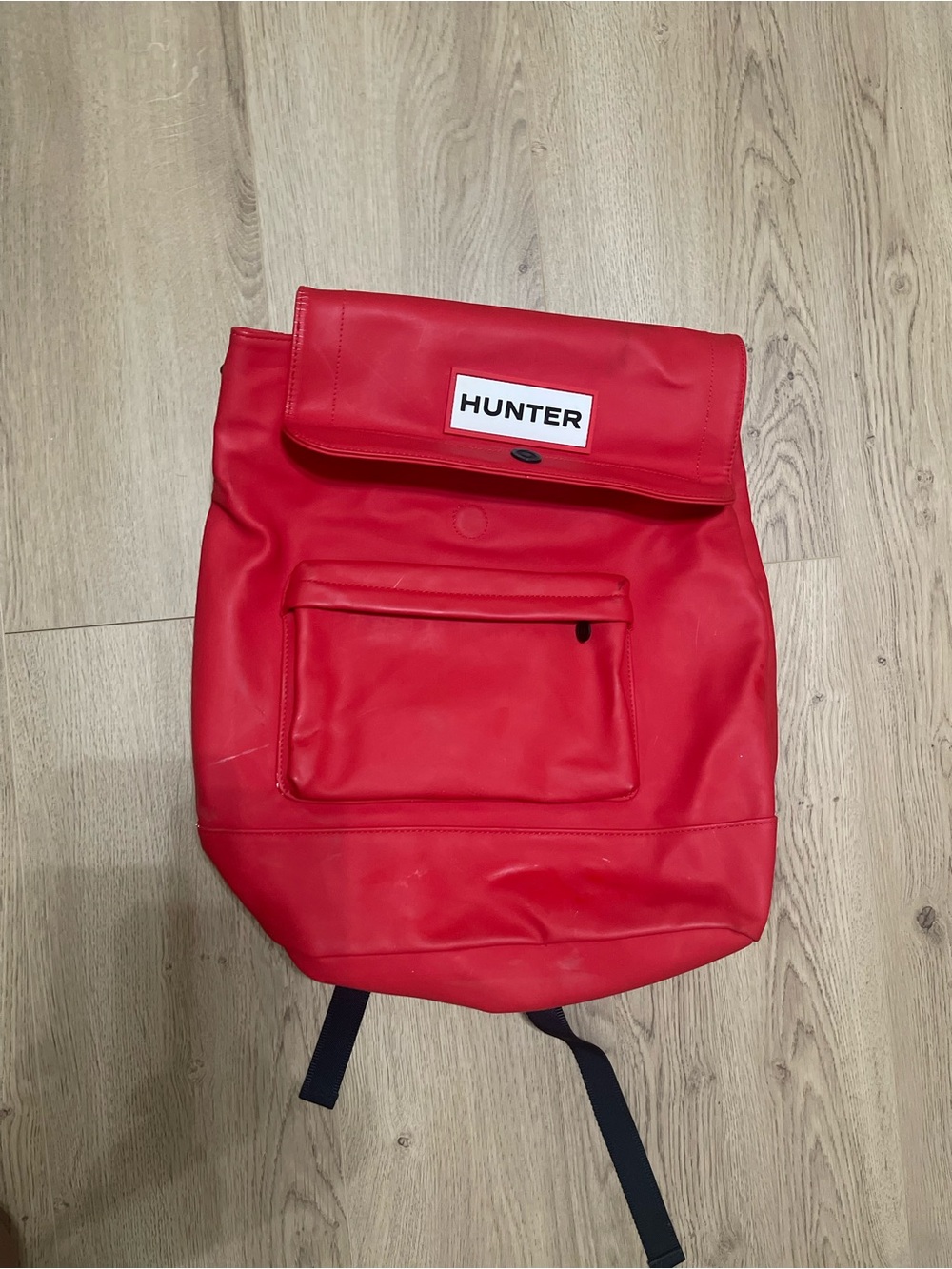Hunter x Target Red Backpack with Front Pocket
